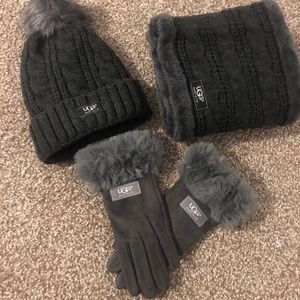 Ugg hat and infinity scarf